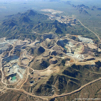 Silver Bell Mountain Copper Mine Complex, southern Arizona