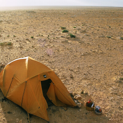 Camping in the Sahara, Alexander Leisser
