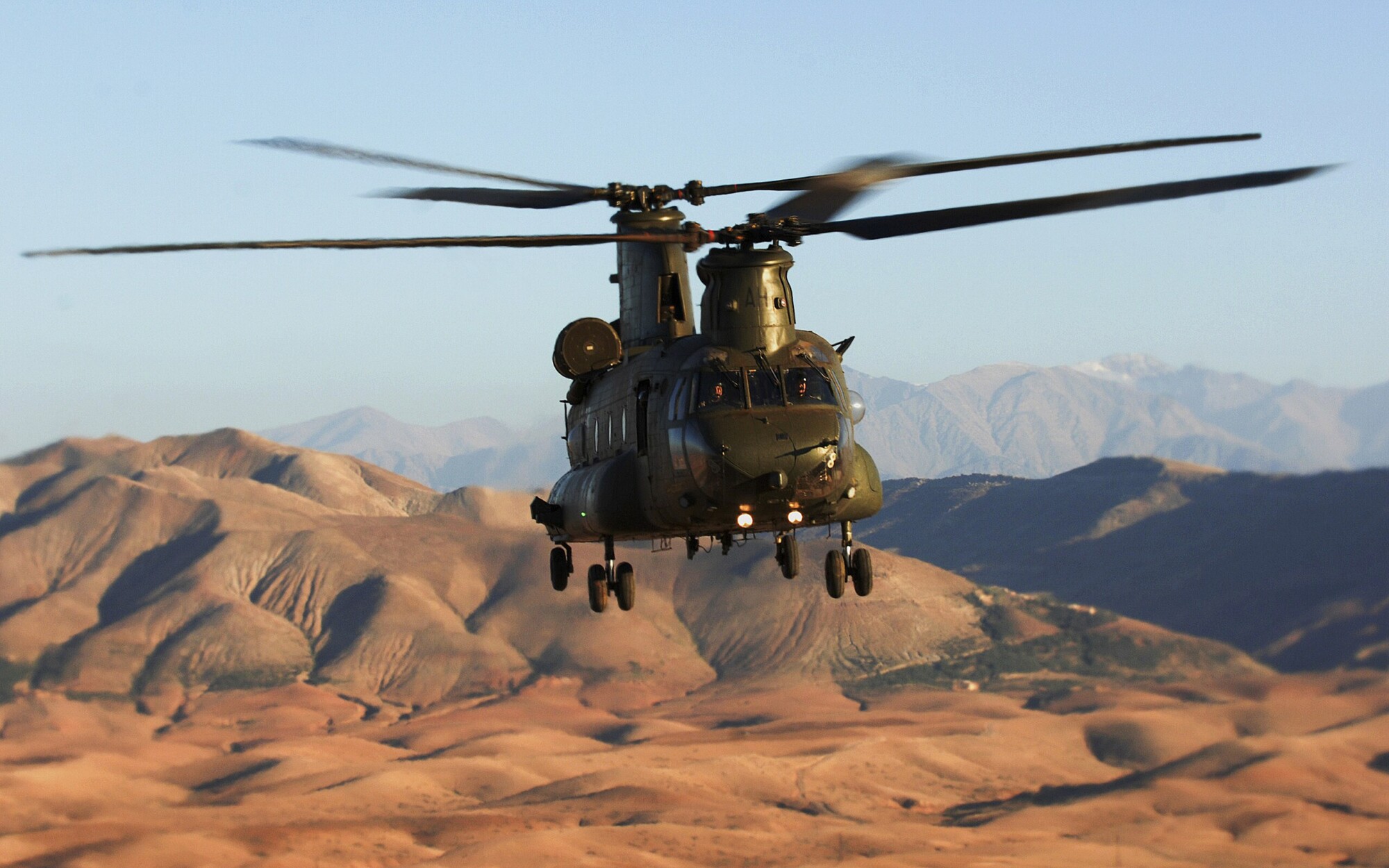 RAF Chinook Helicoper, Andy Masson